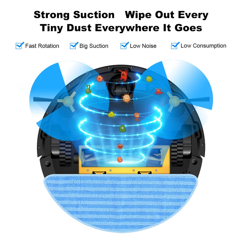 LIECTROUX/LILIN C30B Robô Aspirador de Pó AI Mapa de Navegação, Memória, Partição Inteligente, Aplicativo WiFi, Sucção 6000Pa, Tanque de Água Elétrico