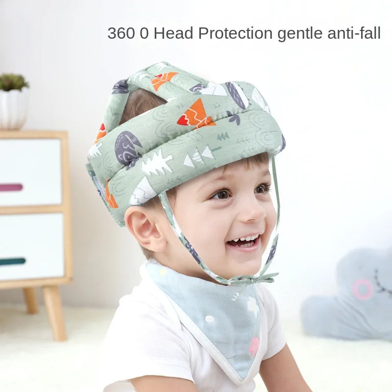 Capacete de segurança para bebê.