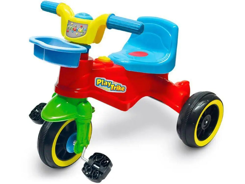 Triciclo Infantil com Empurrador Play Trike Maral