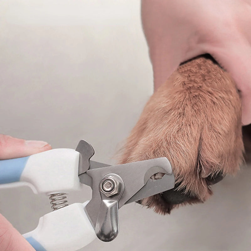 Profissional Pet Nail Clippers, Dog Cat Aço Inoxidável, Conveniente Beleza Limpeza Suprimentos, Clippers de Poupança de Trabalho, 2 Cores