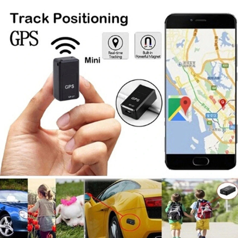 Micro rastreador GPS magnético para motocicleta, monitor de rastreamento anti-roubo em tempo real, posicionamento anti-perda pessoal, mini veículo GPS